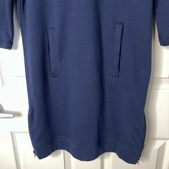 NWT Fabletics Elena Sweatshirt Dress (Navy Blue) - SS (0-2) - Picture 4 of 8